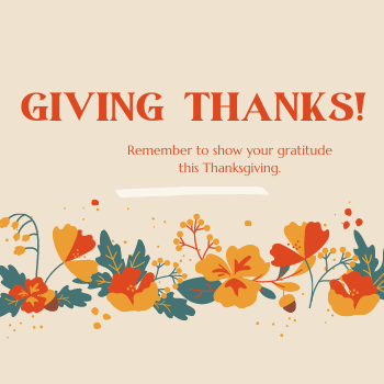 Giving Thanks